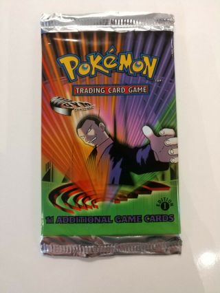 Pokemon 1st Edition Gym Challenge Factory Booster Pack 11 Cards