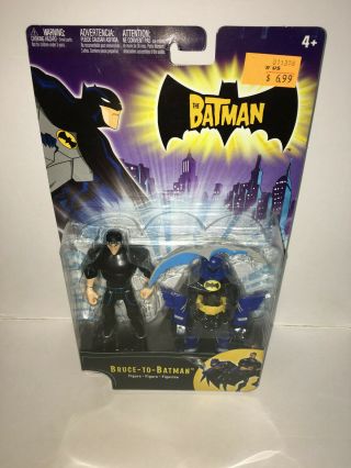 The Batman Wb Bruce - To - Batman Bruce Wayne Action Figure Mattel 2004 Dc Moc