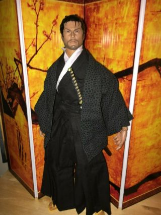1/6 Custom 3 Piece Samurai Outfits (blk - Eg