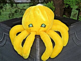 K&k Games Yellow Octopus 6 " Plush Soft Doll