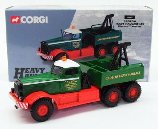 Corgi 1/50 Scale Diecast Model Truck 55603 - Diamond T Wrecker - Cadzow