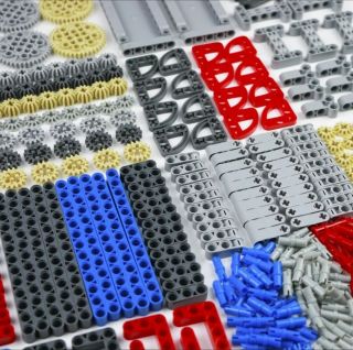 760pcs Compatible Lego Technic Parts Building Blocks Set Bulk Gear Studless Beam