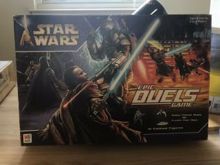 Star Wars Epic Duels Board Game Milton Bradley