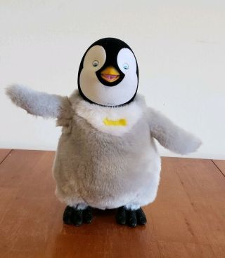 Happy Feet Cartoon Interactive Talking Singing Dancing Mumble Penguin Plush Toy