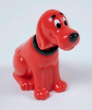 2002 Wendys Scholastic Clifford The Big Red Dog Bobblehead Kids Meal Toy