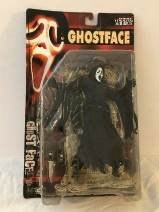 Vintage From 1999 Mcfarlane Movie Maniacs 2 - Ghost Face Figure
