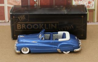 Brooklin 45 1:43 1948 Buick Roadmaster Convertible Top Dn Blue Metallic 1993 Db