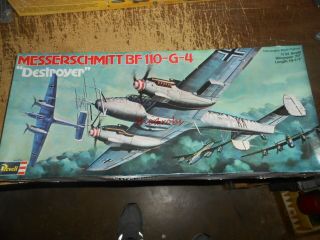 Revell Messerschmitt Bf - 110 - G - 4 Model Unstarted In Open Box 1/32