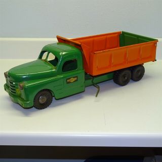Vintage Structo Hydraulically Operated Dump Truck,  Pressed Steel Toy Vehicle