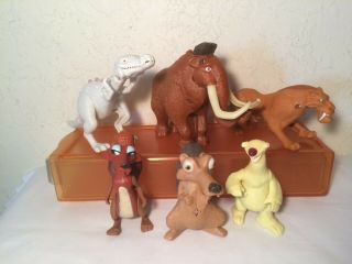 Mcdonalds Ice Age Dawn Of The Dinosaurs Set Of 6 Talking 2009