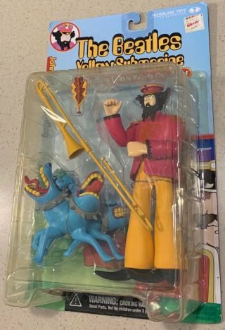 The Beatles Full Set 4 Figures Yellow Submarine Sgt.  Peppers Mcfarlane Toys 2000 2