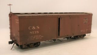 On3 Custom Built Colorado&southern Truss Rod Boxcar 8138 Painted/weathered
