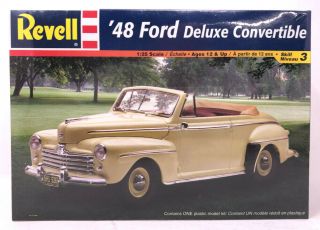 Revell 1948 Ford Deluxe Convertible 1/25 Scale Model Kit Box