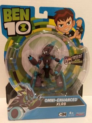 Ben 10 Omni - Enhanced Xlr8 Action Figure Playmates Toys Nib Cartoon Network