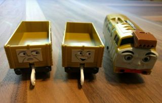Thomas The Train Trackmaster Motorized DIESEL 10,  Two Tenders by Tomy 3