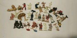 Vintage 1950s Plastic Figures From Around The World,  Van Brode Co.  Plus Others