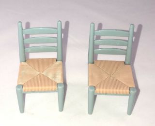 Loving Family Fisher Price Kitchen Chairs Doll House Furniture 2000