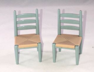 Loving Family Fisher Price Kitchen Chairs Doll House Furniture 2000 2