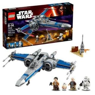Lego Star Wars Resistance X - Wing Fighter 75149 Complete W/ Box,  Manual& Minifigs