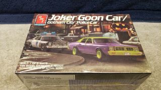 Vintage Amt Joker Goon Car / Gotham City Police Car 1/25 Scale Factory