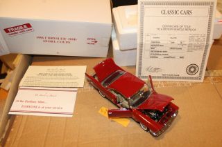 J107 Danbury 1958 Chrysler 300d 1:24 Matador Red,  Title