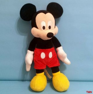 Disney Parks Mickey Mouse Plush 10 " Stuffed Animal Toy Authentic