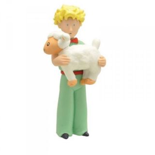 Le Petit Prince Figurine Le Petit Prince Et Le Mouton 7 Cm Plastoy 610313