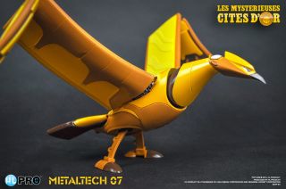 High Dream Metaltech Mt07 Mysterious Cities Of Gold Golden Condor Diecast Figure