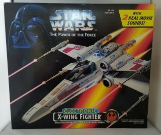 Factory Star Wars Power Of The Force X - Wing With Toy 