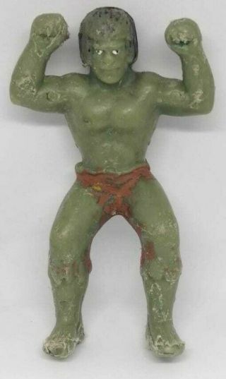Hulk Vintage Figure Bootleg 1980 Toy Peru Rare 5 Inch The Incredible Hulk Marvel