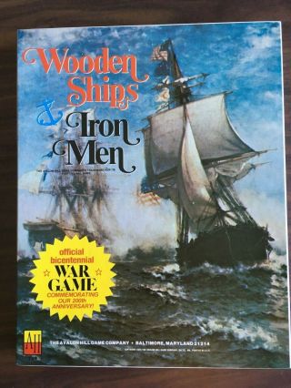 Wooden Ships And Iron Men Avalon Hill 1975,  Bonus Solo Rules