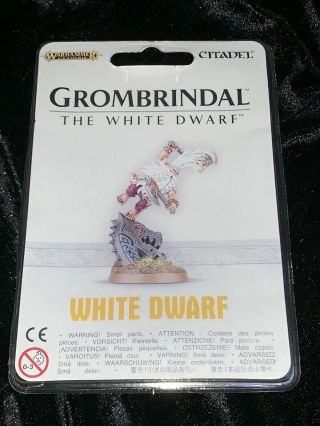 Warhammer Fantasy Aos Age Of Sigmar Grombrindal The White Dwarf Rare Oop