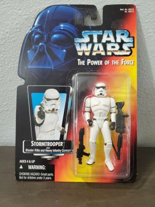 Star Wars Potf Power Of The Force Storm Trooper 1995 Kenner Action Figure