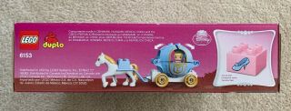 LEGO 6153 duplo Disney Princess Cinderella ' s Carriage NISB 4