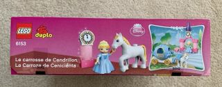 LEGO 6153 duplo Disney Princess Cinderella ' s Carriage NISB 5