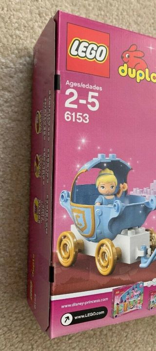 LEGO 6153 duplo Disney Princess Cinderella ' s Carriage NISB 7