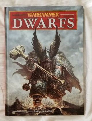 Warhammer Fantasy Dwarfs Army Book 8th Edition Hardcover Dwarves