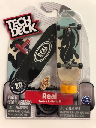 Tech Deck Series 8 Real Skateboards Ultra Rare Fingerboard 20 Year Anniversary