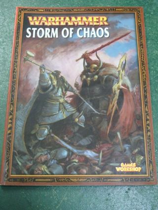 Warhammer Fantasy Supplement Storm Of Chaos Rule Book Campaign Whfb Gw Very Rare