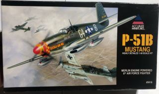 Accurate Miniatures P - 51b Mustang 1/48 Open ‘sullys Hobbies’