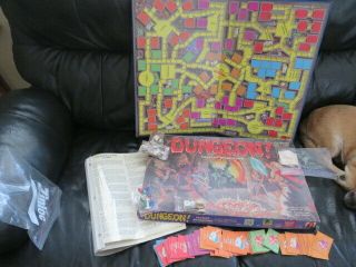 Dungeon Fantasy Board Game Rpg & D&d Vintage 1980 Tsr The Game Wizards Dungeon