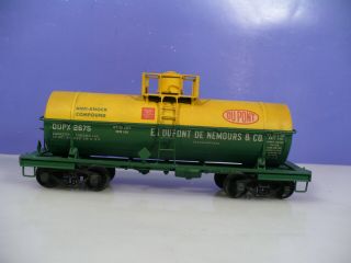 BRASS O Max Gray DuPont 36 ' Chemical Dome Tank Car C/P 4