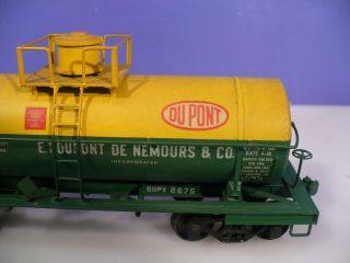 BRASS O Max Gray DuPont 36 ' Chemical Dome Tank Car C/P 7