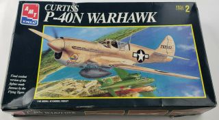 Amt Ertl Curtiss P - 40n Warhawk Kit Skill 2