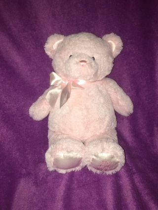 Baby Gund Pink My First Teddy Bear Stuffed Animal Plush,  12” Euc