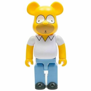 The Simpsons Homer 400 Bearbrick Figure Medicom Toy Be@rbrick Simpson Rare