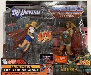 He - Man Motu Masters Of The Universe Classics Vs Dc She - Ra Supergirl 2 - Pack