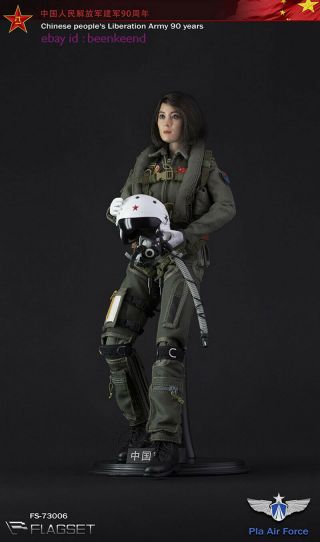 Flagset Fs73006 1/6 90th Anniversary Of The Chinese Air Force Female Pilot Toys 4