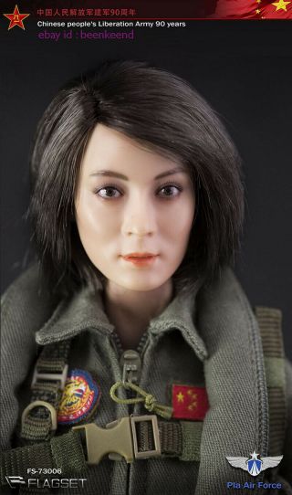 Flagset Fs73006 1/6 90th Anniversary Of The Chinese Air Force Female Pilot Toys 8