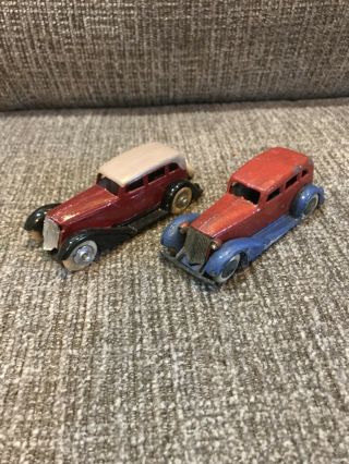 Vintage 2 Tootsietoy Graham Sedan Diecast Toy Car